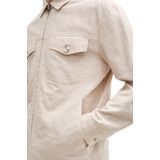 Tom Tailor - Overhemdjack - Effen - Regular Fit - Katoen en Linnen
