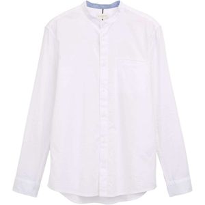 Tom Tailor Aansluitend Oxford overhemd met borstzak