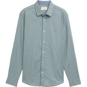 Tom Tailor - Vrijetijdsoverhemd - Effen - Puur Katoen - Regular Fit