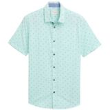 Tom Tailor - 1045082xx10 - Overhemd - Mintgroen - 100% Katoen, Korte Mouwen, Regular Fit