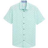 Tom Tailor - 1045082xx10 - Overhemd - Mintgroen - 100% Katoen, Korte Mouwen, Regular Fit