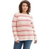 TOM TAILOR - Pull - Peachy Knit Stripe Design - 48 - Dames