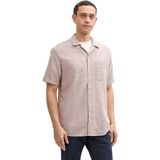 Tom Tailor - Vrijetijdsoverhemd - All-over Motief - Katoen en Linnen