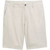 Tom Tailor Denim - Korte Chino - Relaxed Fit - Mix van Linnen en Katoen