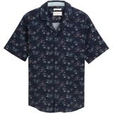 Overhemd - Viscose - Motiefprint - Kentkraag - Halve Mouw