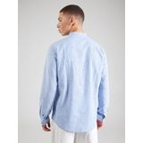 Tom Tailor - Vrijetijdsoverhemd - Regular Fit - Mix van Linnen en Katoen