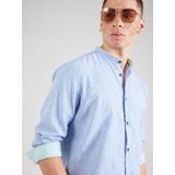 Tom Tailor - Vrijetijdsoverhemd - Regular Fit - Mix van Linnen en Katoen