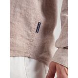 Tom Tailor - Vrijetijdsoverhemd - Regular Fit - Mix van Linnen en Katoen