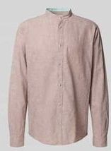 Tom Tailor - Vrijetijdsoverhemd - Regular Fit - Mix van Linnen en Katoen