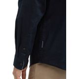 TOM TAILOR Regular fit overhemd voor heren met linnen aandeel, 10668 - Sky Captain Blue, XXL