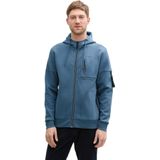 Tom Tailor - Hoodie Vest - Kleur 36985 - Heren - Regular Fit - 2 Afsluitbare Steekzakken