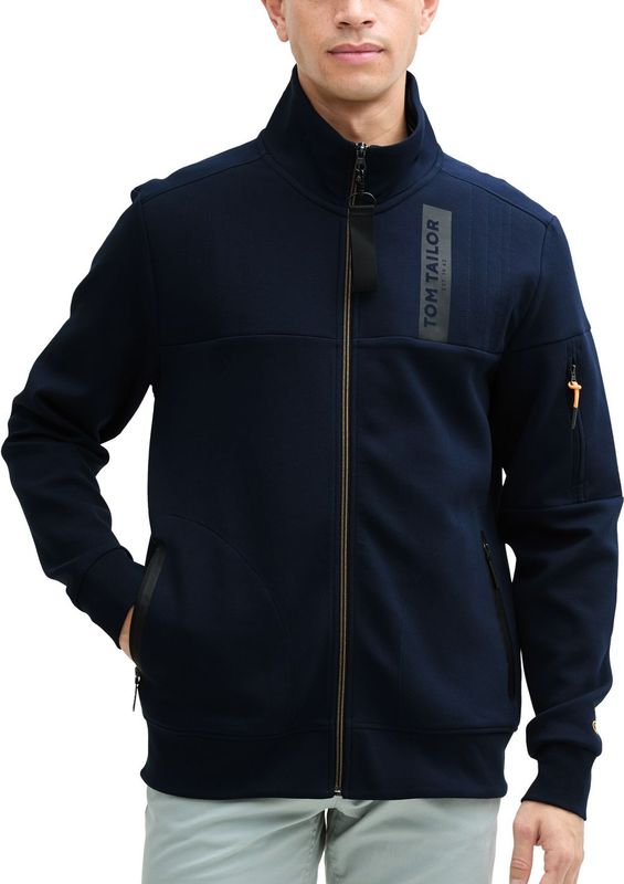 Tom Tailor - 1045688 - Vest - Grijs - 70% Katoen/20% Polyester/10% Elastaan