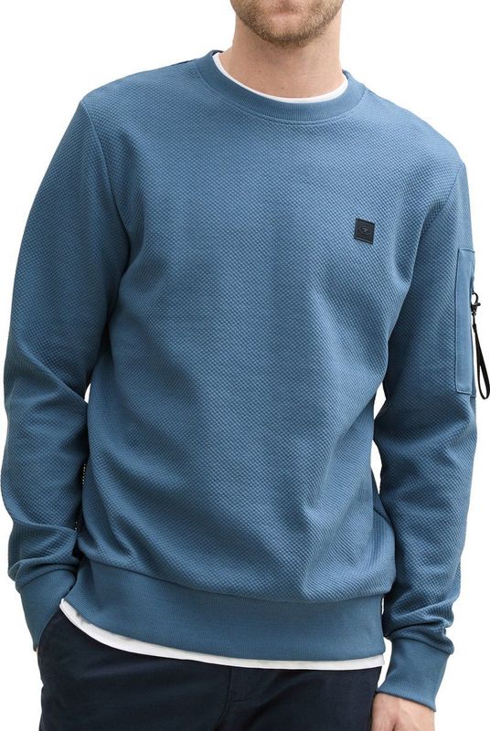 Tom Tailor - 1045686 - Sweater - Regular Fit - 60% Katoen, 40% Polyester