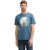 Tom Tailor - 1045661 - T-shirt - Mystiek Blauw - Heren