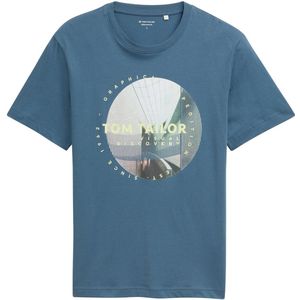 Tom Tailor - 1045661 - T-shirt - Mystiek Blauw - Heren