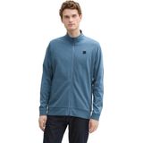 Sweatvest - Effen - Normale Pasvorm - Lange Mouw - Opstaande Kraag