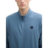 Sweatvest - Effen - Normale Pasvorm - Lange Mouw - Opstaande Kraag