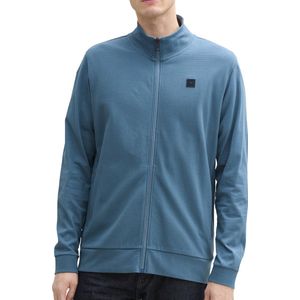 Tom Tailor - Structured T-shirt Jacket - Lichtblauw - 100% Katoen
