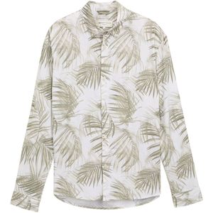 Tom Tailor - Overhemd - Groen - Linnen - Regular Fit