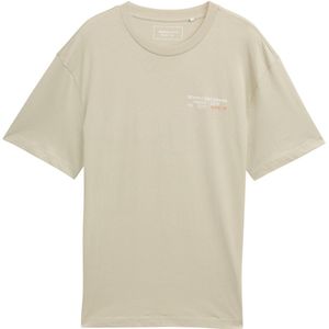 Tom Tailor - 1045025 - T-shirt - Beige - Korte Mouwen