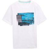 TOM TAILOR T-shirt voor heren, 20000 - wit, XXL