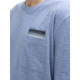 Tom Tailor - T-Shirt - Korte Mouwen - Effen Kleur - Casual Uiterstraling