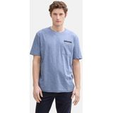 Tom Tailor - T-Shirt - Korte Mouwen - Effen Kleur - Casual Uiterstraling