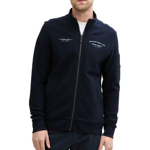 Sweatvest - Zwart - Sweatstof - Met Logoprint