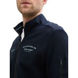 Sweatvest - Zwart - Sweatstof - Met Logoprint