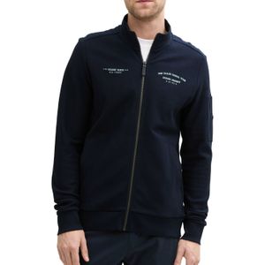 Sweatvest - Zwart - Sweatstof - Met Logoprint