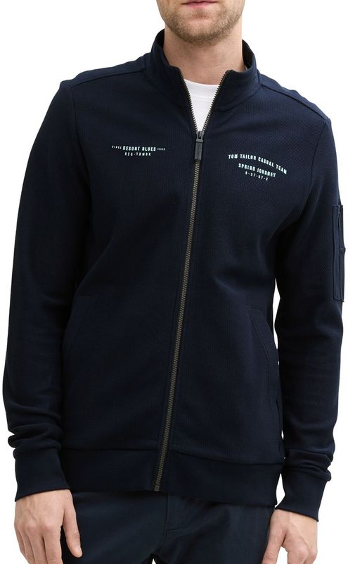 Sweatvest - Zwart - Sweatstof - Met Logoprint