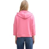 Tom Tailor - Korte Hoodie - Scuba - Effen - Relaxed Fit