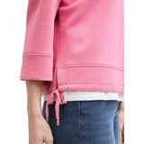 Tom Tailor - Korte Hoodie - Scuba - Effen - Relaxed Fit