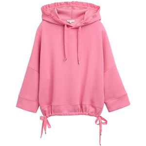 Tom Tailor - Korte Hoodie - Scuba - Effen - Relaxed Fit