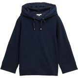 Tom Tailor - Korte Hoodie - Scuba - Dames - Relaxed Fit - 3/4-Mouwen