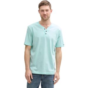 Tom Tailor - Serafino T-shirt - Gestreept - Korte Mouwen