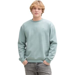 Sweater - Effen - Sweatstof - Losse Pasvorm - Ronde Hals