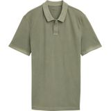 Tom Tailor - Herenpolo - Groentint - 100% Katoen - Regular Fit