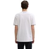 TOM TAILOR - 20000 - T-shirt - Wit - Relaxed Fit