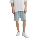 Tom Tailor - Relaxed Fit Jogger Sweat Shorts - Lichtblauw - Katoen/Polyester