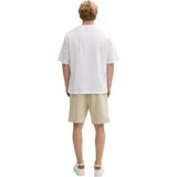 Tom Tailor - Relaxed Fit Jogger Shorts - Beige - Katoen/Polyester