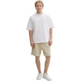 Tom Tailor - Relaxed Fit Jogger Shorts - Beige - Katoen/Polyester
