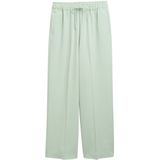 Tom Tailor - Broek met Wijde Pijpen - Effen Kleur - Hoge Taille - Chino Broeken