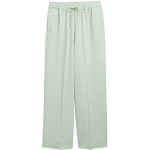 Tom Tailor - Broek met Wijde Pijpen - Effen Kleur - Hoge Taille - Chino Broeken