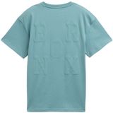 TOM TAILOR - Shirt - Pastelgroen - Oversized - Kwartmouw