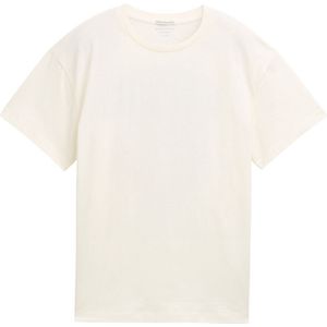 Shirt - Nektape - Jersey - Ronde Hals - Motiefprint - Kwartmouw