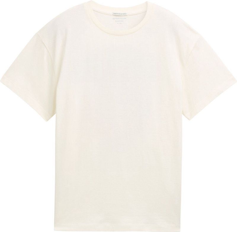 Shirt - Nektape - Jersey - Ronde Hals - Motiefprint - Kwartmouw