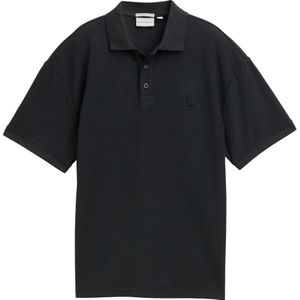 Tom Tailor - Poloshirt - Effen - Piqué - Katoen - Labeldetail