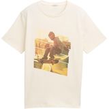 TOM TAILOR T-shirt voor jongens, 12906 - Wool White, 152