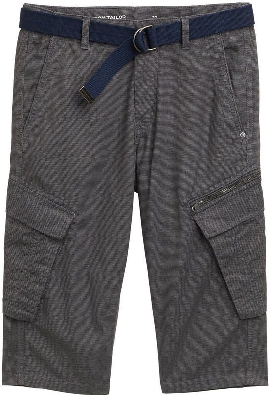 Tom Tailor - Korte Broek - Heren - Zwart - Katoen